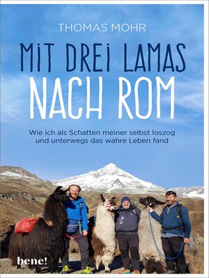 cover image of Mit drei Lamas nach Rom